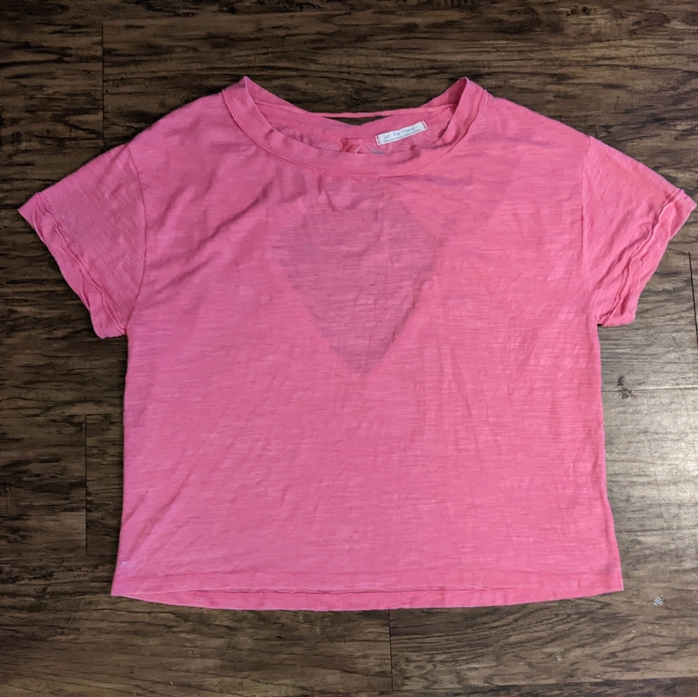 We the Free by Free People Pink Open back top